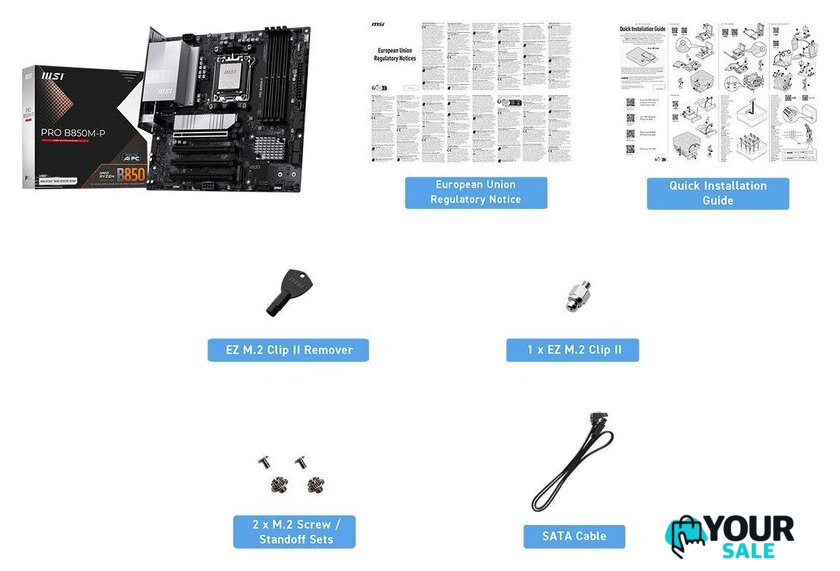 Материнская плата MSI Pro B850M-P - Изображение №6 — Интернет-магазин Your Sale