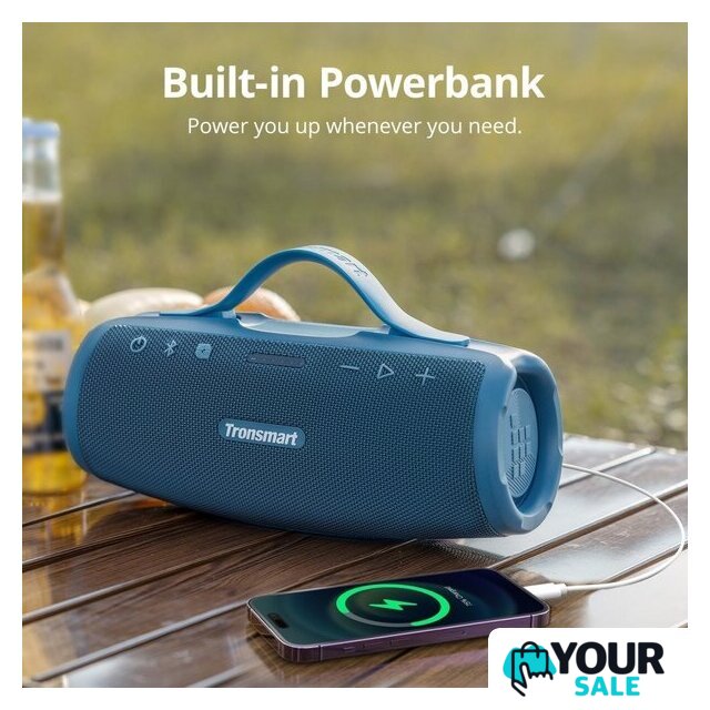 Беспроводная колонка Tronsmart Mirtune S100 (синий) - Изображение №4 — Интернет-магазин Your Sale