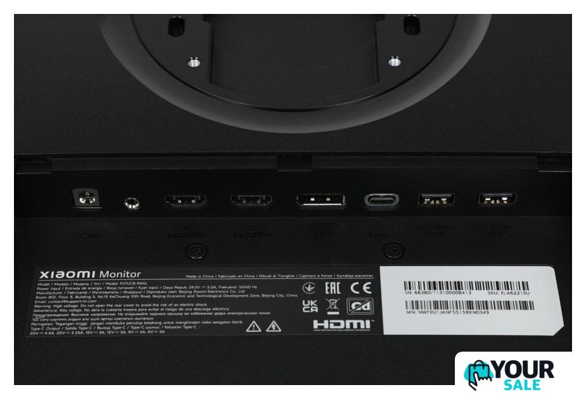 Монитор Xiaomi 4K Monitor A27Ui P27UCB-RAGL (международная версия) - Изображение №10 — Интернет-магазин Your Sale
