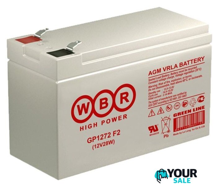 Аккумулятор для ИБП WBR GP1272 28W - Изображение №1 — Интернет-магазин Your Sale