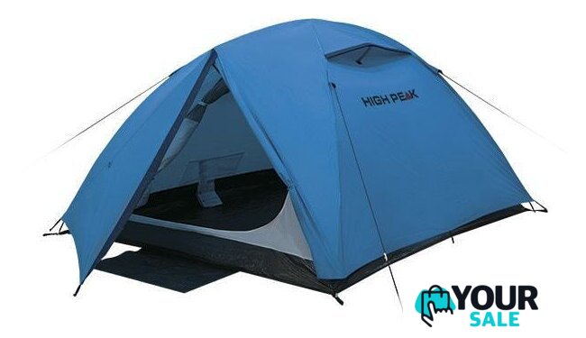 Треккинговая палатка High Peak Kingston 3 10300 (синий) - Изображение №1 — Интернет-магазин Your Sale