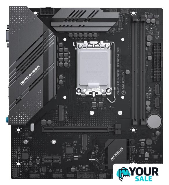Материнская плата Maxsun Challenger B760M D5 WiFi - Изображение №1 — Интернет-магазин Your Sale