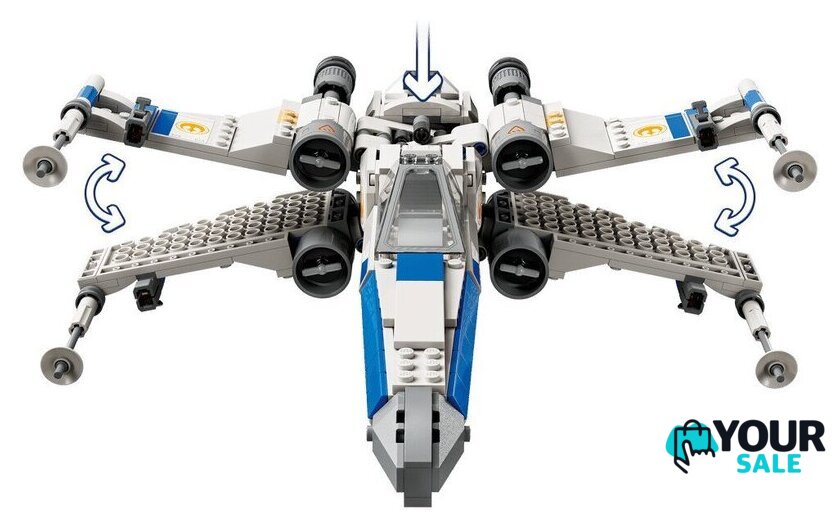 Конструктор LEGO Star Wars 75460 Истребитель X-wing Новой Республики - Изображение №3 — Интернет-магазин Your Sale