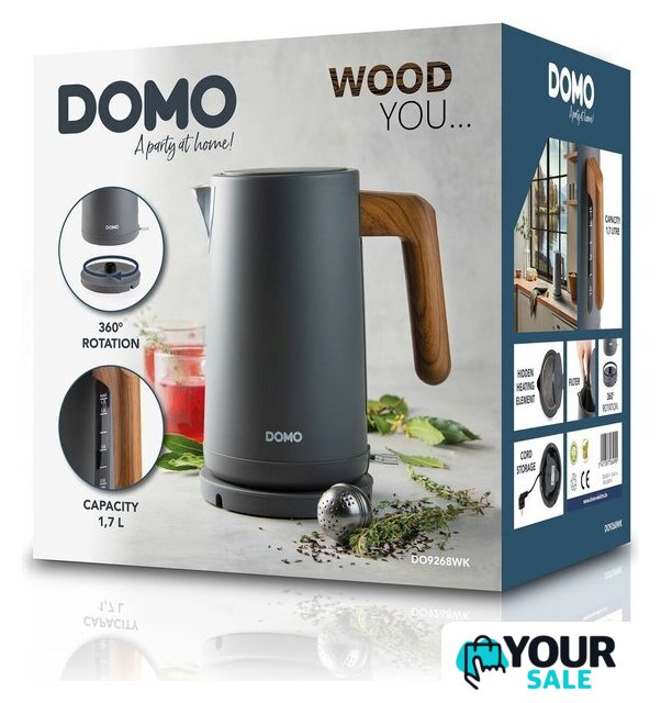 Электрический чайник Domo DO9268WK - Изображение №3 — Интернет-магазин Your Sale