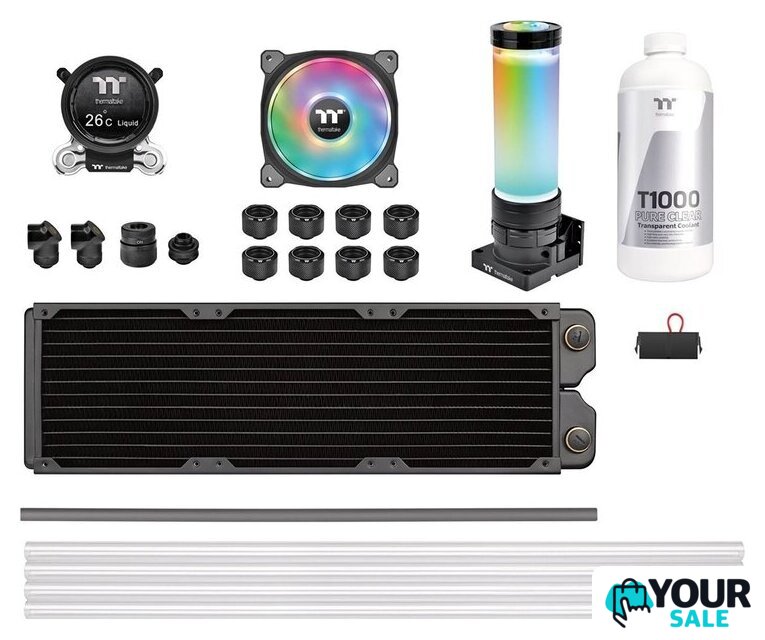 Система жидкостного охлаждения для процессора Thermaltake Pacific CLM360 Ultra Hard Tube Liquid Cooling Kit CL-W335-CU12SW-A - Изображение №1 — Интернет-магазин Your Sale