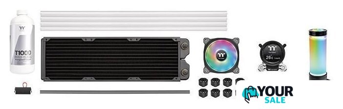 Система жидкостного охлаждения для процессора Thermaltake Pacific CLM360 Ultra Hard Tube Liquid Cooling Kit CL-W335-CU12SW-A - Изображение №6 — Интернет-магазин Your Sale