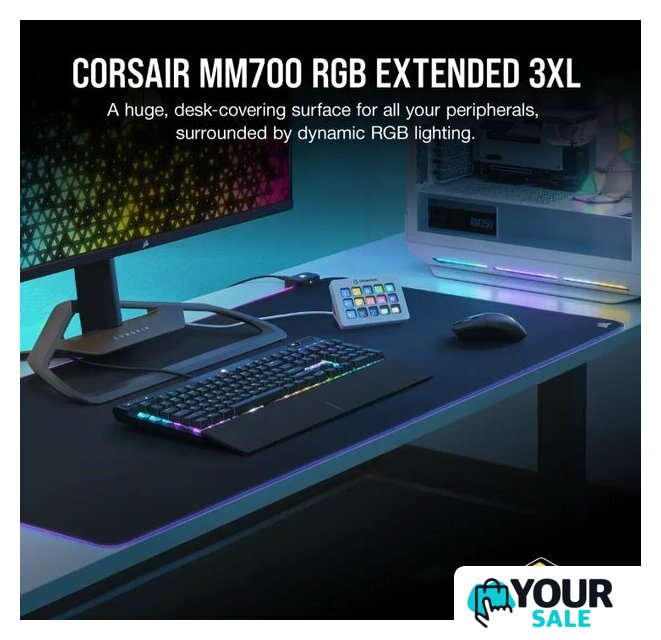 Коврик для стола Corsair MM700 RGB Extended 3XL - Изображение №6 — Интернет-магазин Your Sale