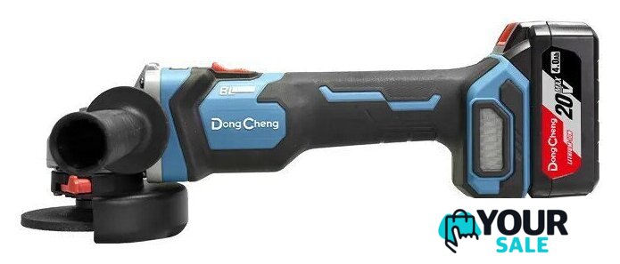 Угловая шлифмашина DongCheng DCSM03-125 Type FK (с 2-мя АКБ, кейс) - Изображение №2 — Интернет-магазин Your Sale