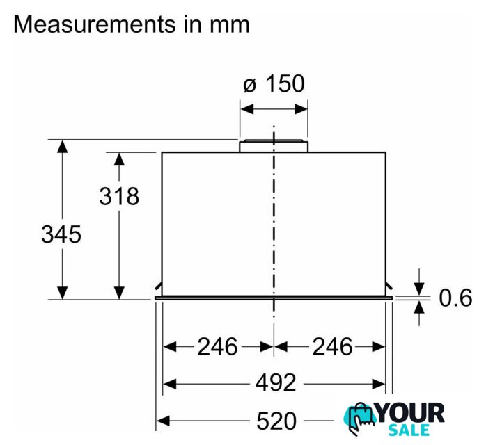 Кухонная вытяжка Bosch Serie 6 DLN56AC60 - Изображение №8 — Интернет-магазин Your Sale