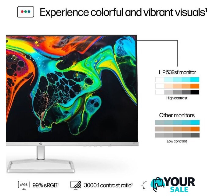 Монитор HP Series 5 532sf 94F50AS - Изображение №6 — Интернет-магазин Your Sale