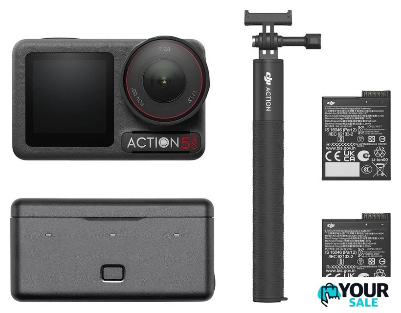 Экшен-камера DJI Osmo Action 5 Pro Adventure Combo - Изображение №1 — Интернет-магазин Your Sale