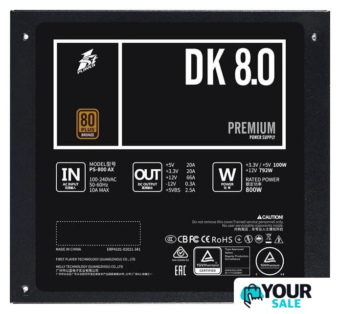 Блок питания 1stPlayer DK Premium 800W PS-800AX - Изображение №6 — Интернет-магазин Your Sale