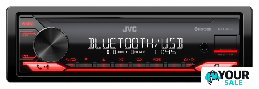 USB-магнитола JVC KD-X282BT - Изображение №1 — Интернет-магазин Your Sale