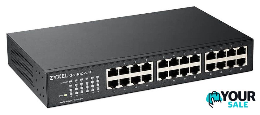 Неуправляемый коммутатор Zyxel GS1100-24E-EU0103F - Изображение №1 — Интернет-магазин Your Sale