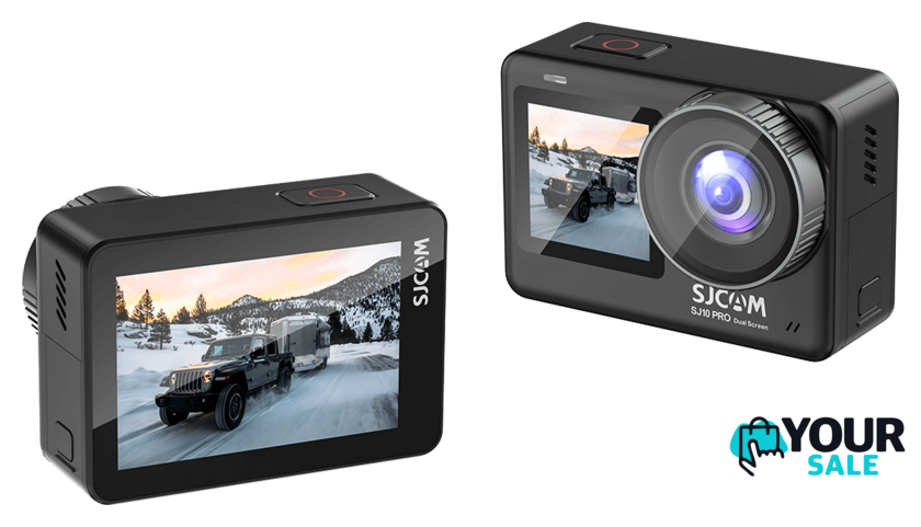 Экшен-камера SJCAM SJ10 Pro Dual Screen (черный) - Изображение №6 — Интернет-магазин Your Sale