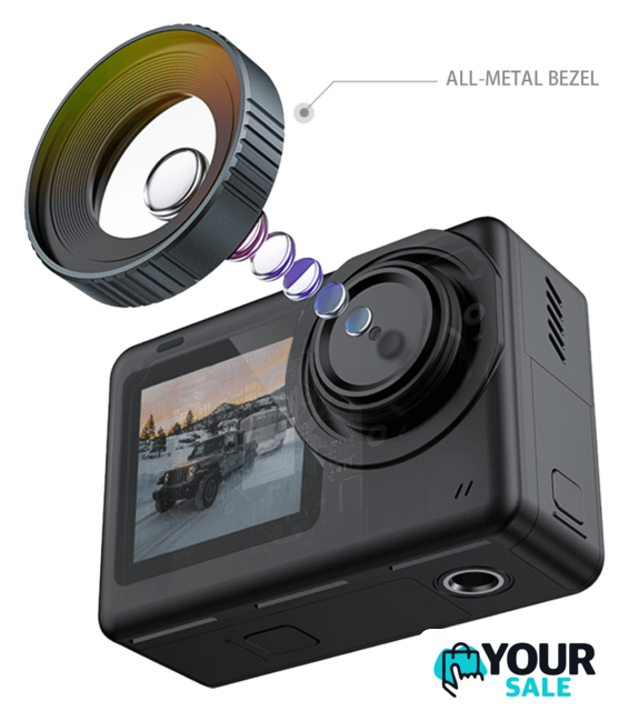 Экшен-камера SJCAM SJ10 Pro Dual Screen (черный) - Изображение №5 — Интернет-магазин Your Sale