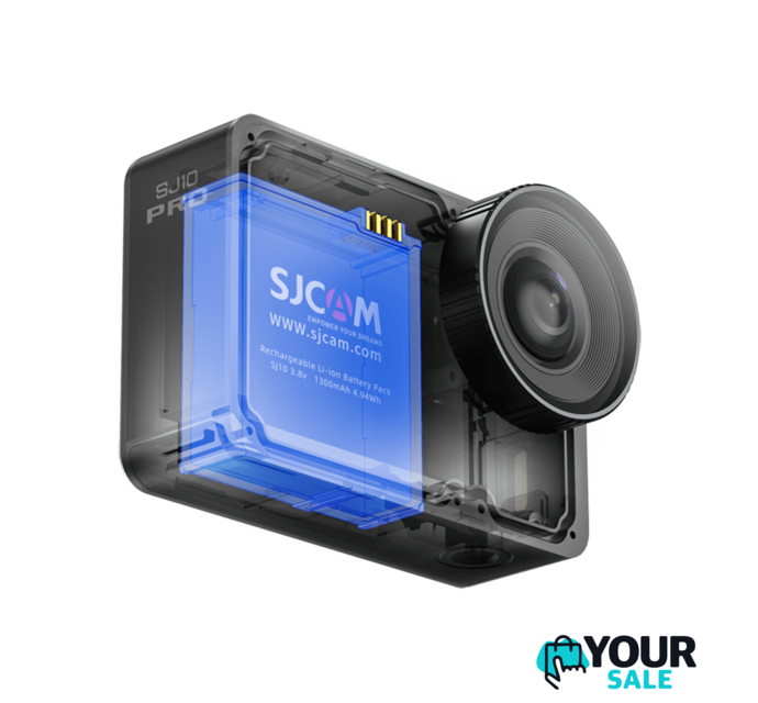 Экшен-камера SJCAM SJ10 Pro Dual Screen (черный) - Изображение №2 — Интернет-магазин Your Sale
