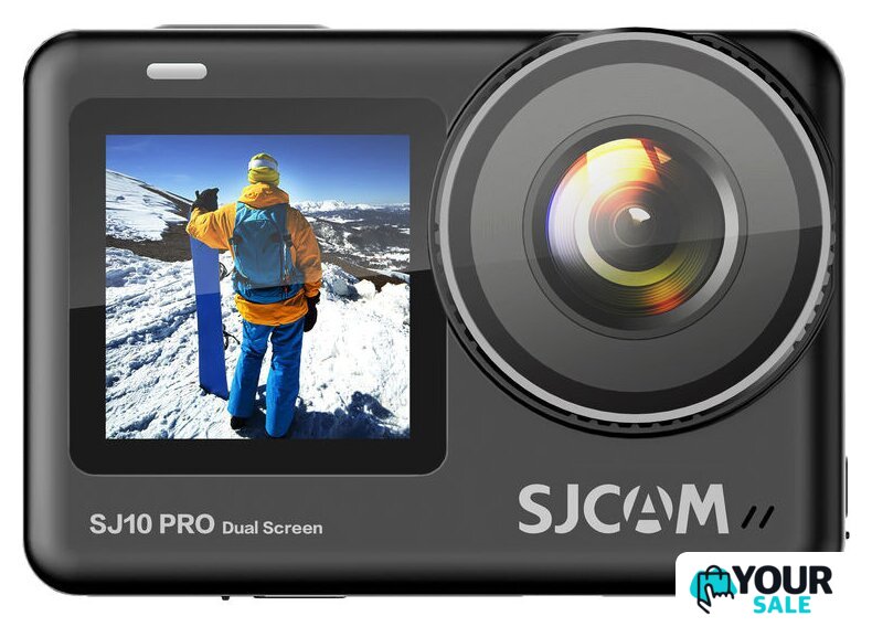 Экшен-камера SJCAM SJ10 Pro Dual Screen (черный) - Изображение №1 — Интернет-магазин Your Sale