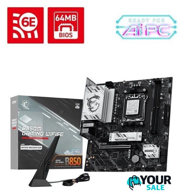Материнская плата MSI B850M Gaming WiFi6E - Изображение №5 — Интернет-магазин Your Sale