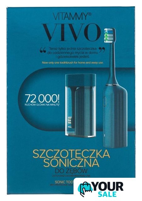 Электрическая зубная щетка Vitammy Vivo (синий) - Изображение №1 — Интернет-магазин Your Sale