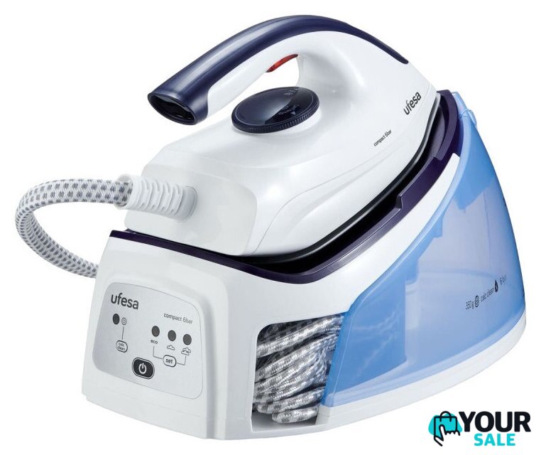 Утюг Ufesa PL2450 Compact (белый/голубой) - Изображение №1 — Интернет-магазин Your Sale