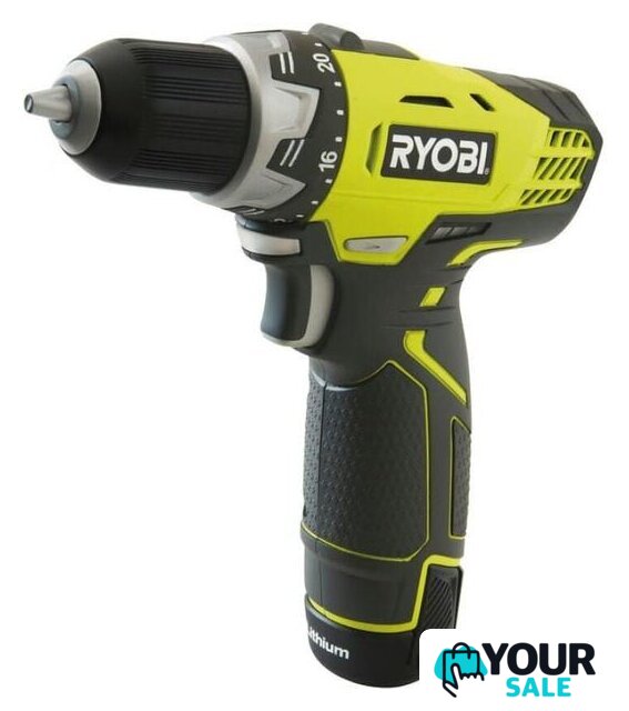 Дрель-шуруповерт Ryobi RCD1201-220S 5133005059 (с 2-мя АКБ, сумка) - Изображение №2 — Интернет-магазин Your Sale