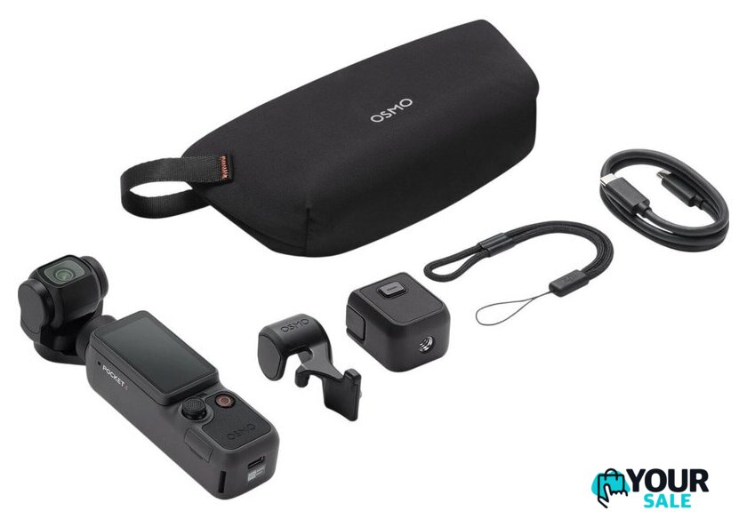 Экшен-камера DJI Osmo Pocket 4 Standard Combo (темно-серый) - Изображение №5 — Интернет-магазин Your Sale