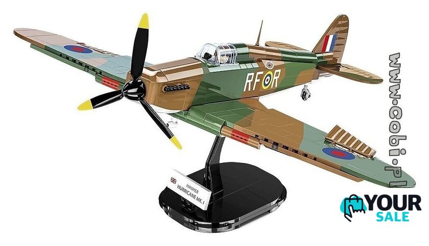 Конструктор Cobi World War II 5728 Hawker Hurricane Mk.I - Изображение №4 — Интернет-магазин Your Sale