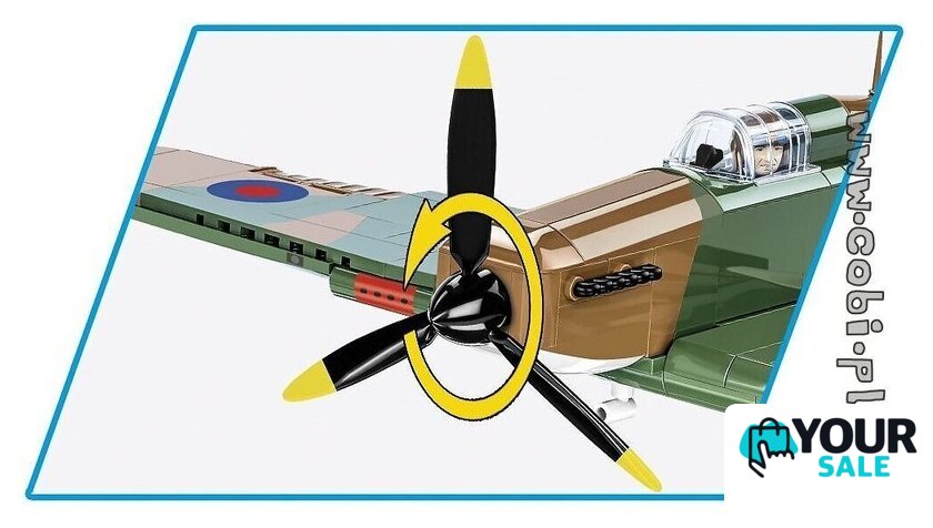 Конструктор Cobi World War II 5728 Hawker Hurricane Mk.I - Изображение №8 — Интернет-магазин Your Sale