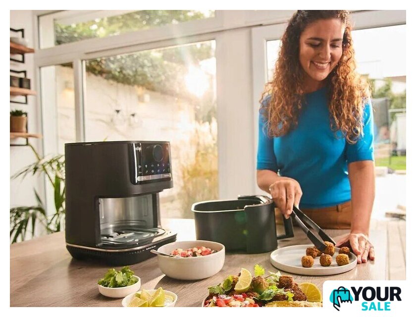Аэрогриль (аэрофритюрница) Braun MultiFry 5 2-in-1 HF 5050 - Изображение №4 — Интернет-магазин Your Sale