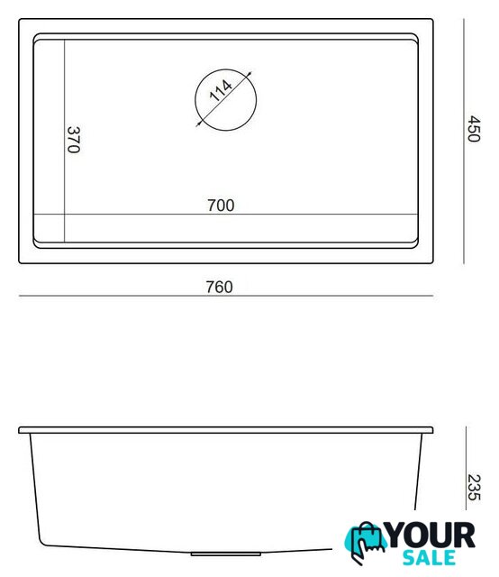 Кухонная мойка Quadron HQD7644U1_PVDC1_I - Изображение №6 — Интернет-магазин Your Sale