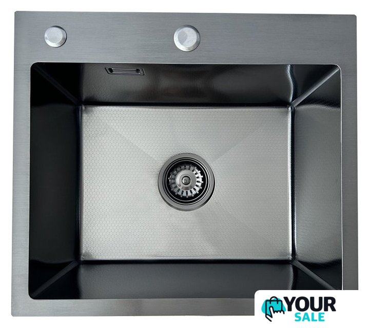 Кухонная мойка Blantek LS-5848HN Honeycomb Nano black - Изображение №1 — Интернет-магазин Your Sale