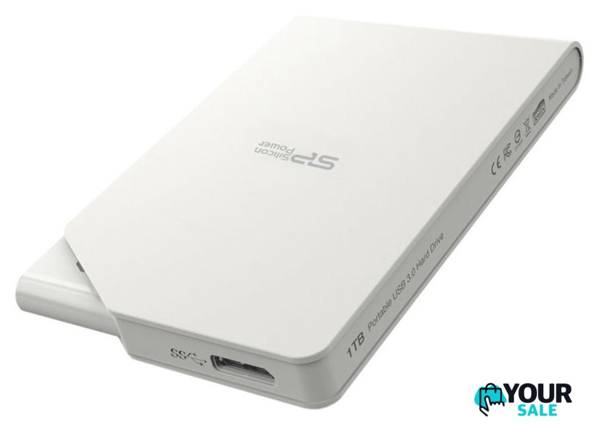 Внешний накопитель Silicon-Power Stream S03 2TB White (SP020TBPHDS03S3W) - Изображение №1 — Интернет-магазин Your Sale