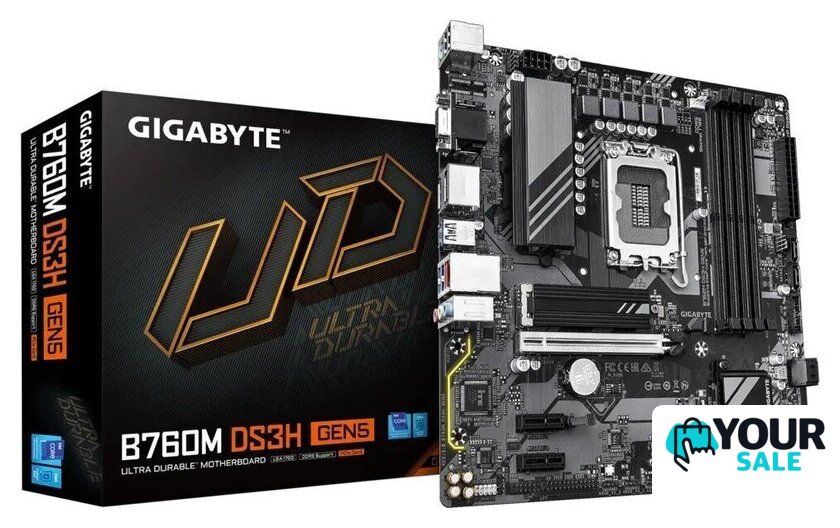 Материнская плата Gigabyte B760M DS3H GEN5 - Изображение №4 — Интернет-магазин Your Sale