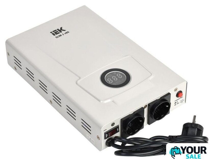 Стабилизатор напряжения IEK Slim 2кВА - Изображение №1 — Интернет-магазин Your Sale