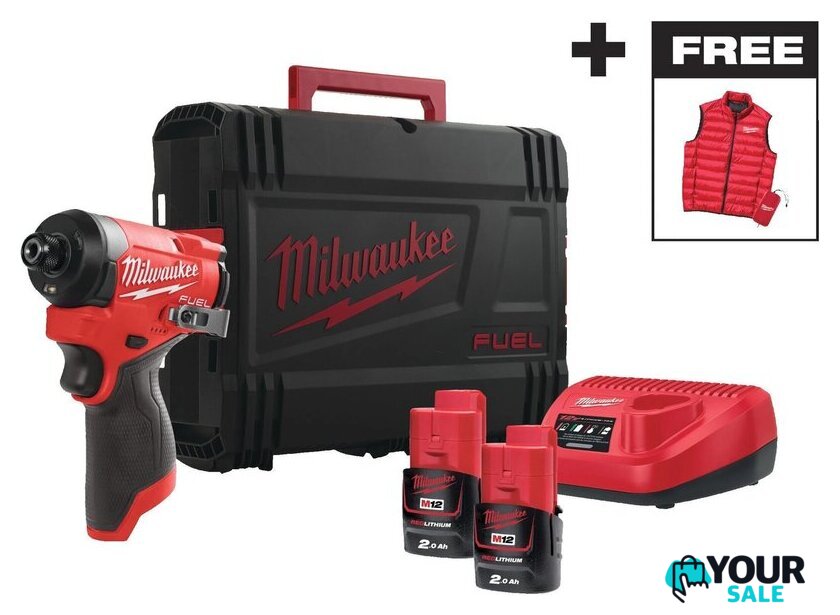 Винтоверт Milwaukee M12 FID2MC-202X Fuel 4933499462 (с 2-мя АКБ, кейс) - Изображение №1 — Интернет-магазин Your Sale