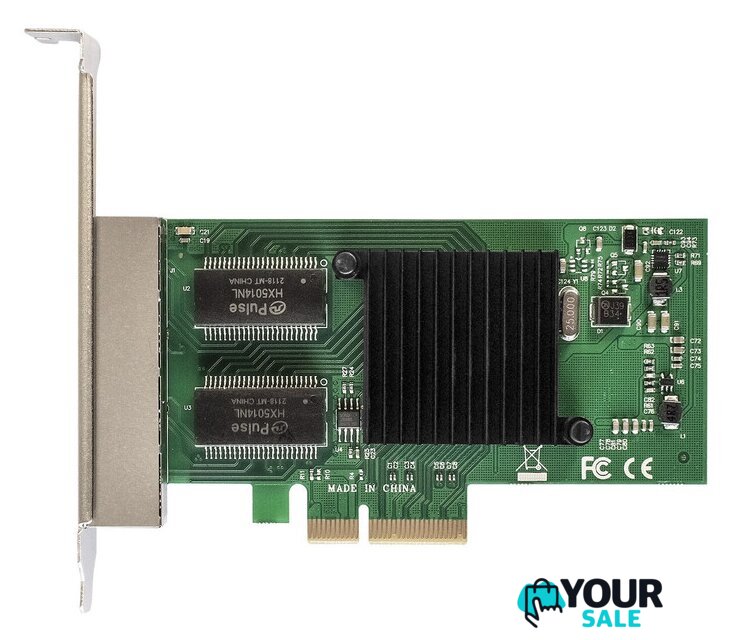 Сетевая карта ExeGate EXE-I350-T4V2 EX292508RUS - Изображение №1 — Интернет-магазин Your Sale