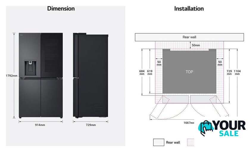 Четырёхдверный холодильник LG DoorCooling+ InstaView GMG960EVJE - Изображение №16 — Интернет-магазин Your Sale