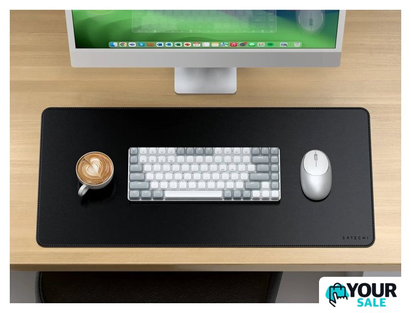Коврик для стола Satechi Vegan-Leather Premium Desk Mat ST-LPDMK (черный) - Изображение №7 — Интернет-магазин Your Sale