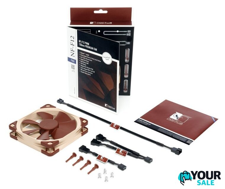 Вентилятор для корпуса Noctua NF-F12 PWM - Изображение №5 — Интернет-магазин Your Sale