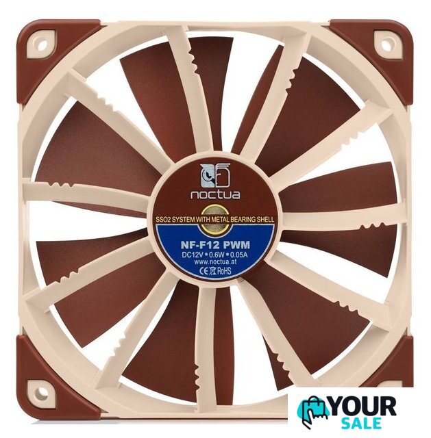 Вентилятор для корпуса Noctua NF-F12 PWM - Изображение №4 — Интернет-магазин Your Sale