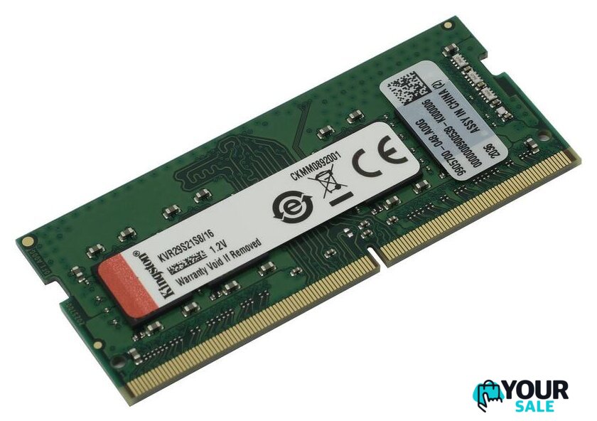 Оперативная память Kingston ValueRAM 16GB DDR4 SODIMM PC4-23400 KVR29S21S8/16 - Изображение №1 — Интернет-магазин Your Sale