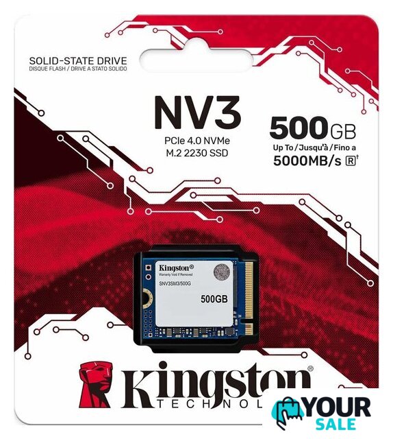 SSD Kingston NV3 500GB SNV3SM3/500G - Изображение №3 — Интернет-магазин Your Sale