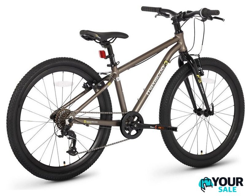 Велосипед Maxiscoo 3bike 24 M 2026 MSC-M3-2422 (коричневый матовый) - Изображение №4 — Интернет-магазин Your Sale