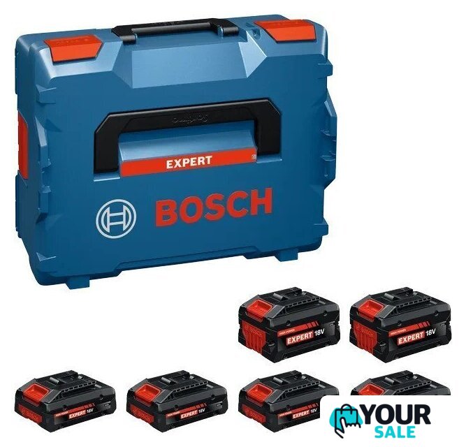Набор аккумуляторов Bosch 1600A0373G (18В/4x4 Ah + 18В/2x8 Ah + кейс) - Изображение №1 — Интернет-магазин Your Sale