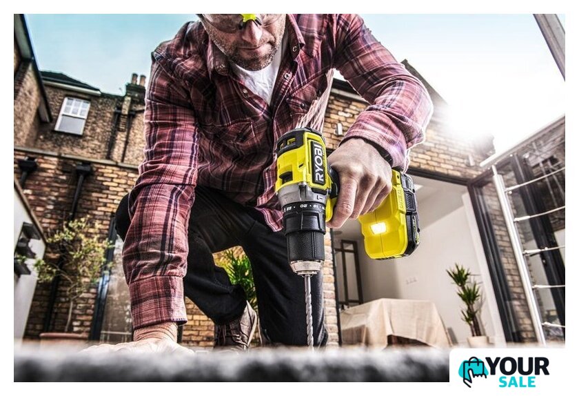 Ударная дрель-шуруповерт Ryobi HP RPD18C-220S 5133004982 (с 2-мя АКБ 2 Ah, сумка) - Изображение №11 — Интернет-магазин Your Sale