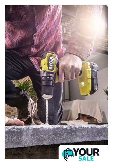 Ударная дрель-шуруповерт Ryobi HP RPD18C-220S 5133004982 (с 2-мя АКБ 2 Ah, сумка) - Изображение №8 — Интернет-магазин Your Sale
