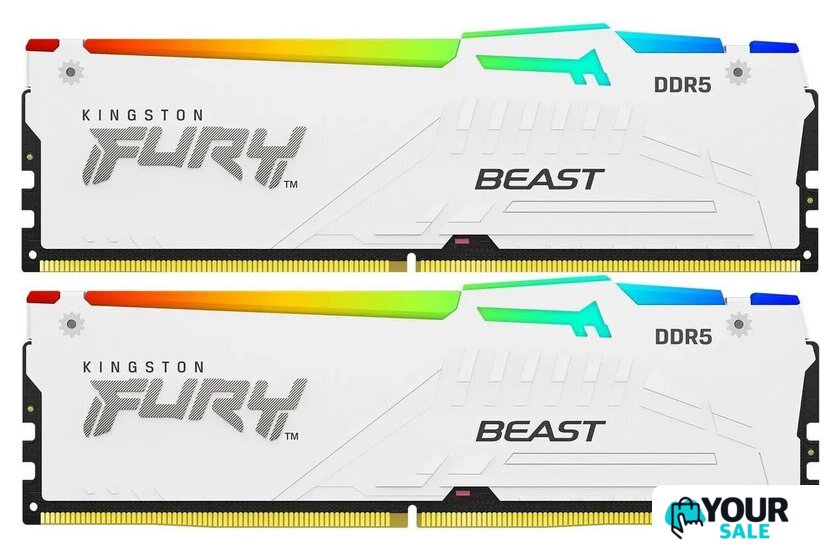 Оперативная память Kingston FURY Beast RGB 2x16ГБ DDR5 6000 МГц KF560C30BWEAK2-32 - Изображение №1 — Интернет-магазин Your Sale