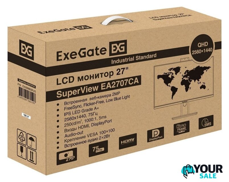 Монитор ExeGate SuperView EA2707CA EX298883RUS - Изображение №13 — Интернет-магазин Your Sale