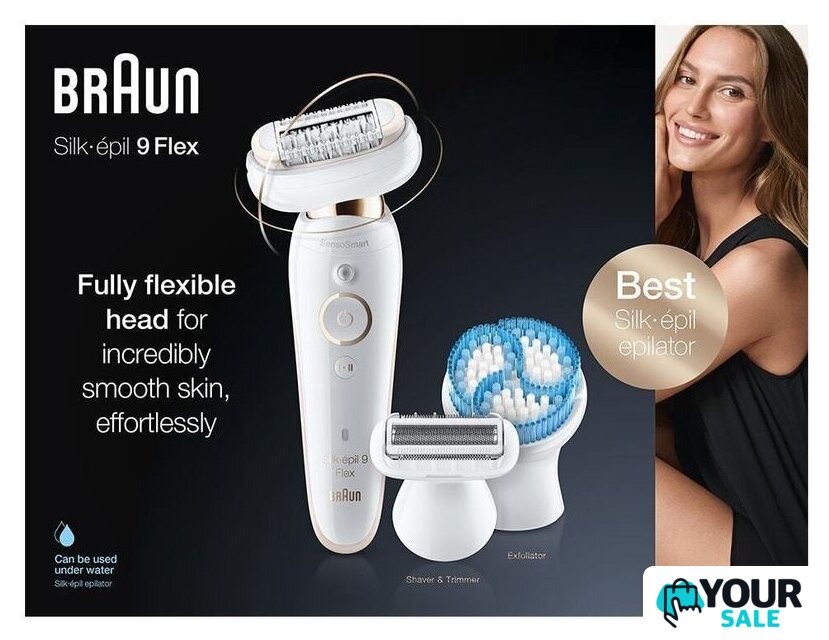 Эпилятор Braun Silk-epil 9 Flex SES 9010 - Изображение №6 — Интернет-магазин Your Sale